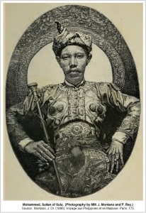 Sultan Jamal ul Azam, the 29th Sultan of Sulu. 1886